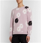 Saturdays NYC - Kang Intarsia Cotton-Blend Sweater - Purple