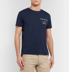 Orlebar Brown - Printed Cotton-Jersey T-Shirt - Navy