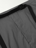 ACRONYM - P30BL Wide-Leg Belted Layered Encapsulated Nylon Cargo Trousers - Gray