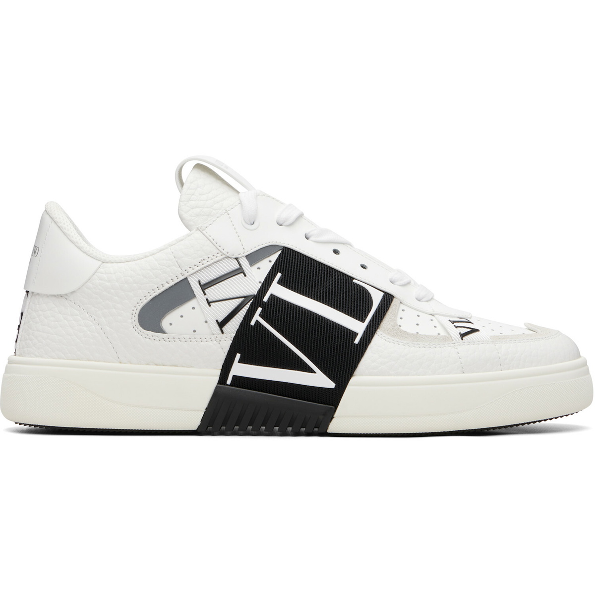 Valentino Garavani White Low-Top Calfskin VL7N Sneakers