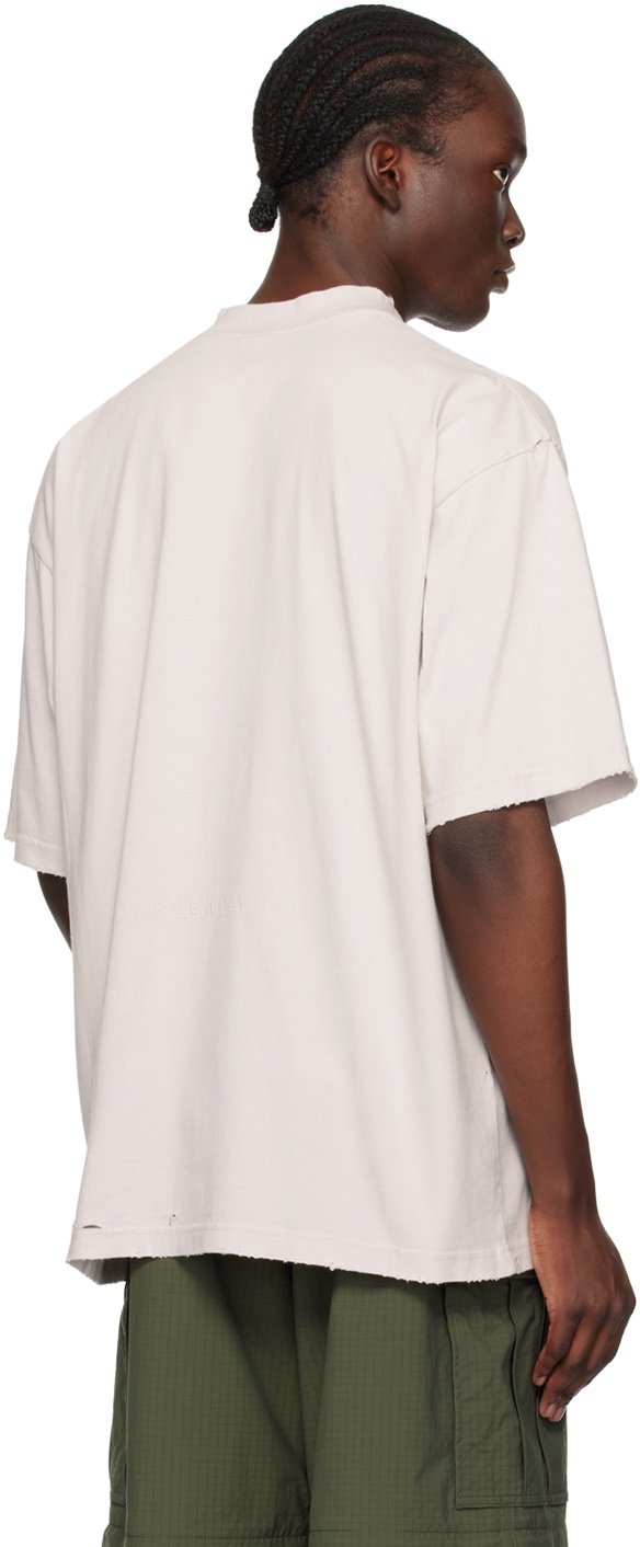Balenciaga Off-White 'Paris Liberty' T-Shirt Balenciaga