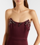 Rebecca Vallance Alora embellished corset gown
