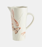 Bordallo Pinheiro Cloudy Butterflies pitcher by Claudia Schiffer