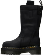 Rick Owens Black Dr. Martens Edition Quad Sole Pull On Boots