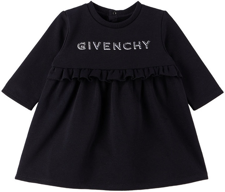 Photo: Givenchy Baby Black Ruffled Dress