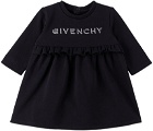 Givenchy Baby Black Ruffled Dress