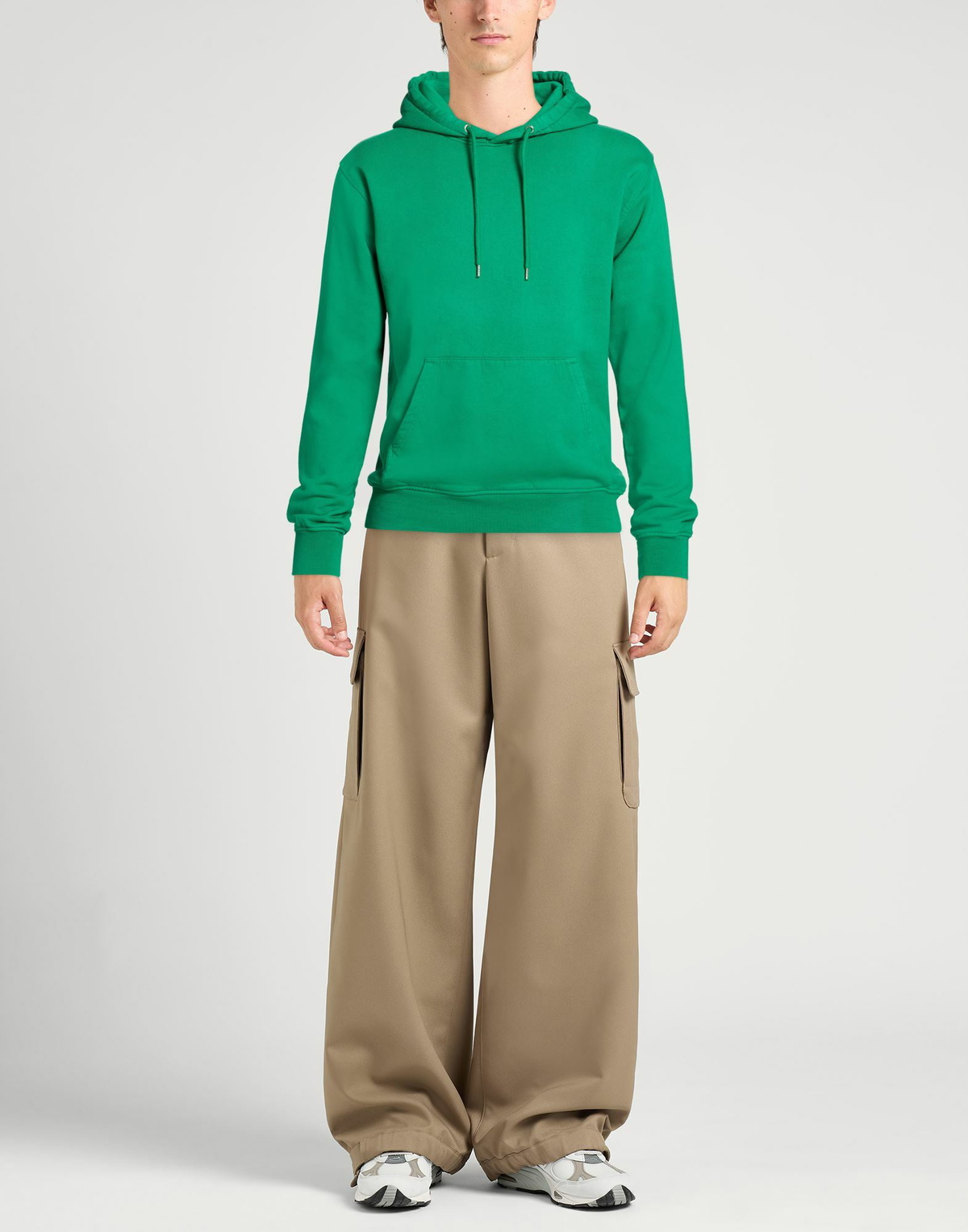 Colorful Standard Mens Sweatshirt in Green