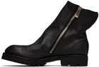 Guidi Black Side Zip Boots