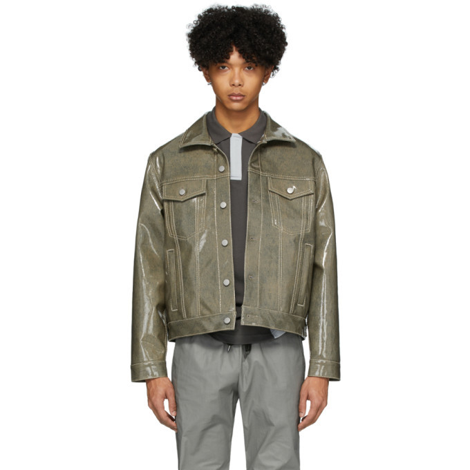 Eytys Taupe Denim Buck Tar Jacket Eytys