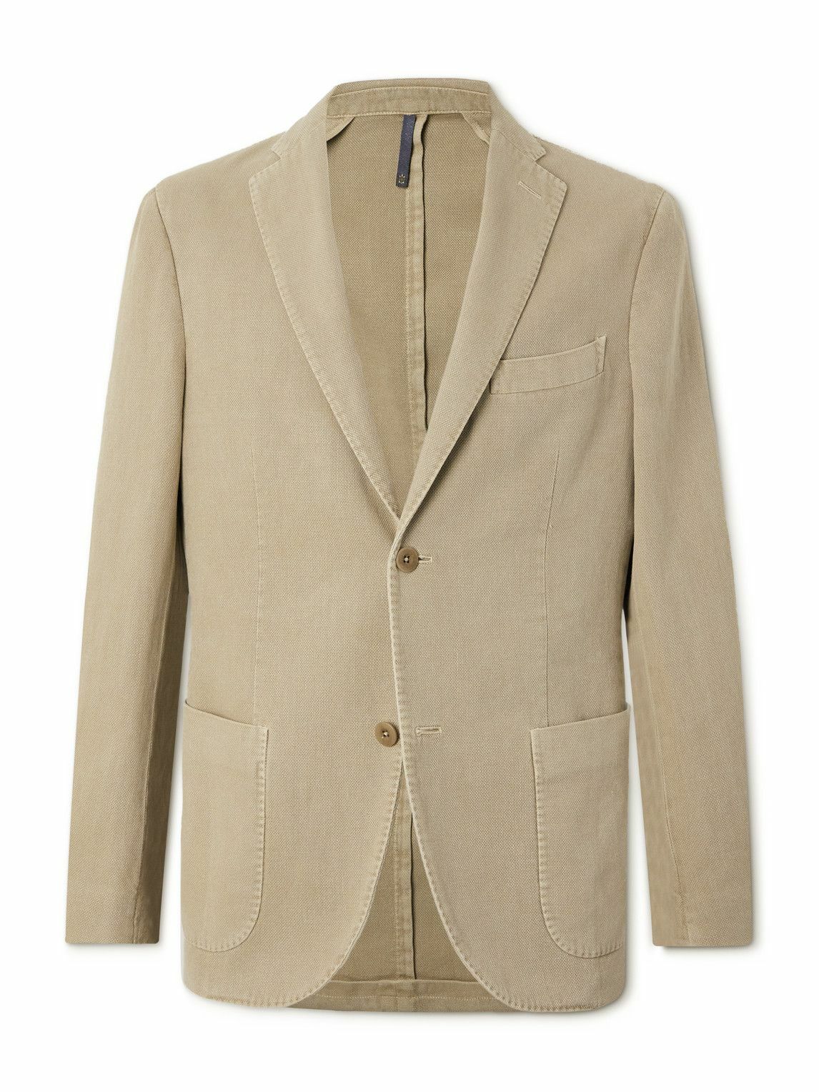 Incotex - Montedoro Slim-Fit Cotton and Ramie-Blend Blazer - Neutrals