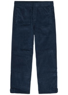 Wales Bonner Self Straight-leg Corduroy Trousers Navy