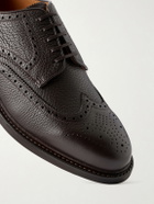 MORJAS - The Derby Full-Grain Leather Brogues - Brown