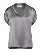 Manila Grace Womens Top in Grey