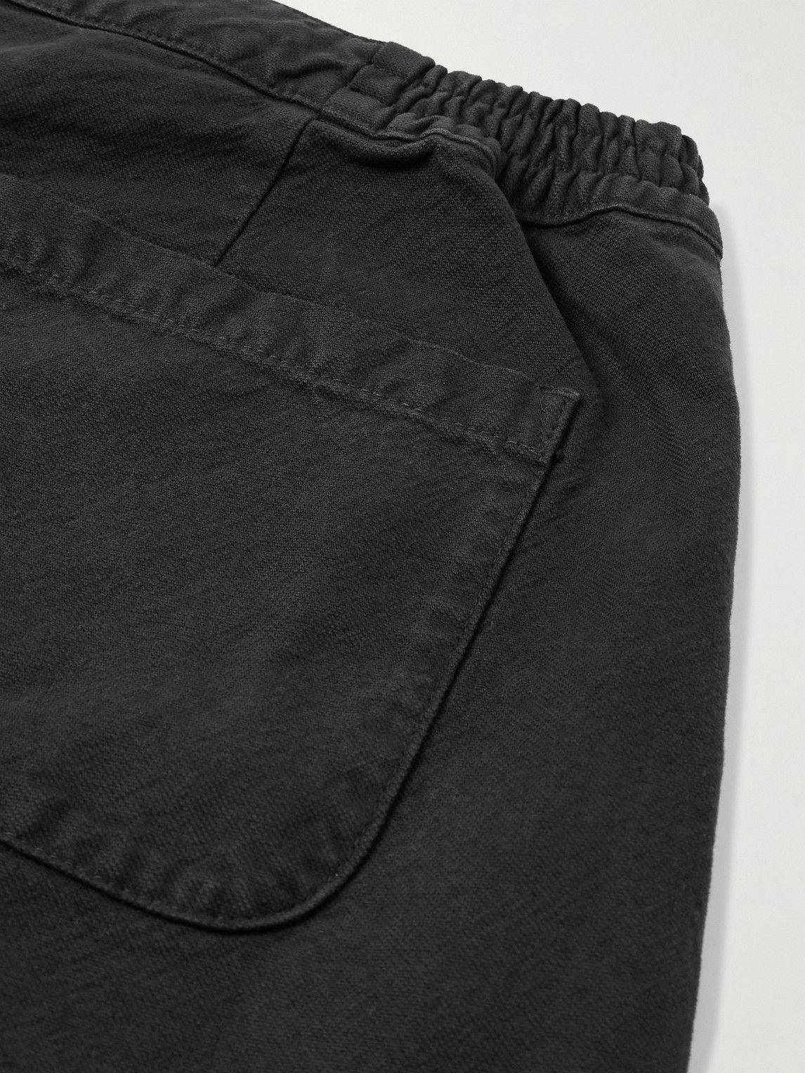 A Kind Of Guise - Tarun Tapered Cotton-Canvas Cargo Trousers - Black