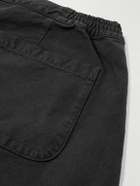 A Kind Of Guise - Tarun Tapered Cotton-Canvas Cargo Trousers - Black