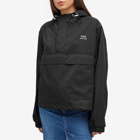 AMI Paris Women's Hooded Ami Windbreaker Jacket in Black