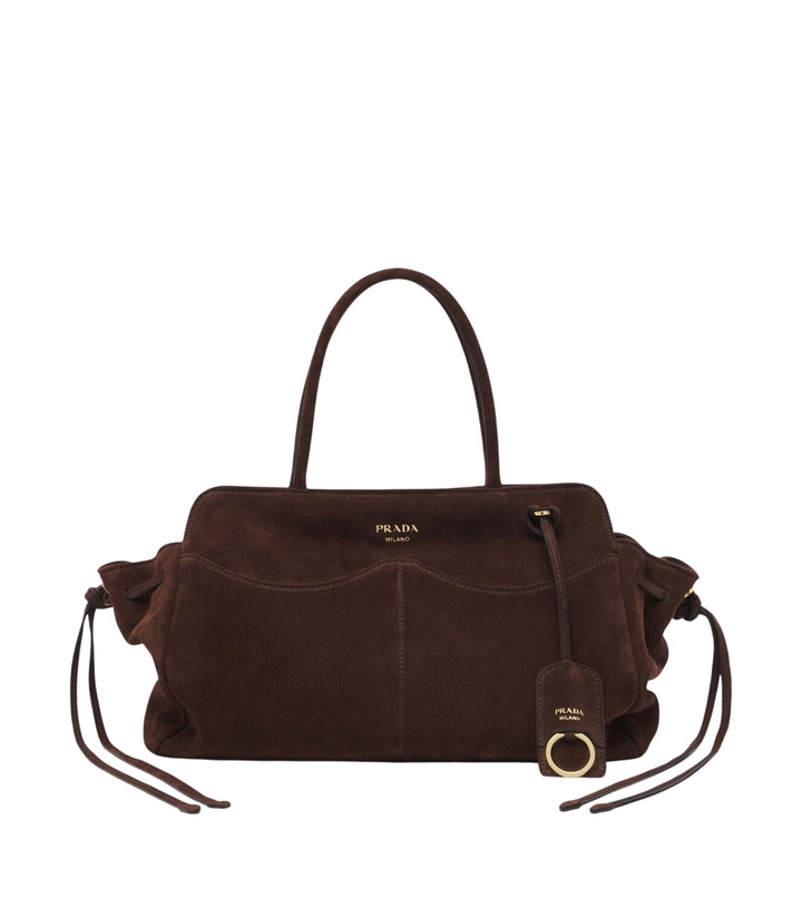 Photo: Prada Prada Allusion Large suede tote bag