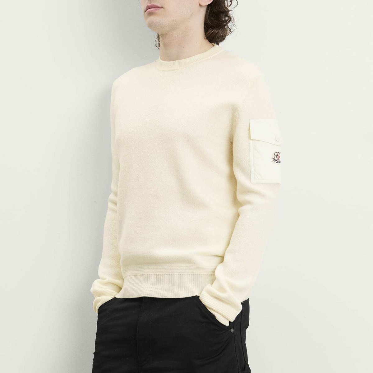 Moncler Men's Crew Neck in White