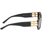 Balenciaga Black BB Square Sunglasses