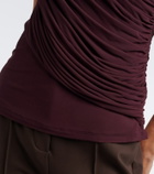 Tove Khari draped jersey top