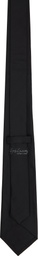 YOHJI YAMAMOTO Black Derby Tie