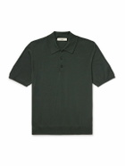 Purdey - Tantallon Slim-Fit Merino Wool Polo Shirt - Green