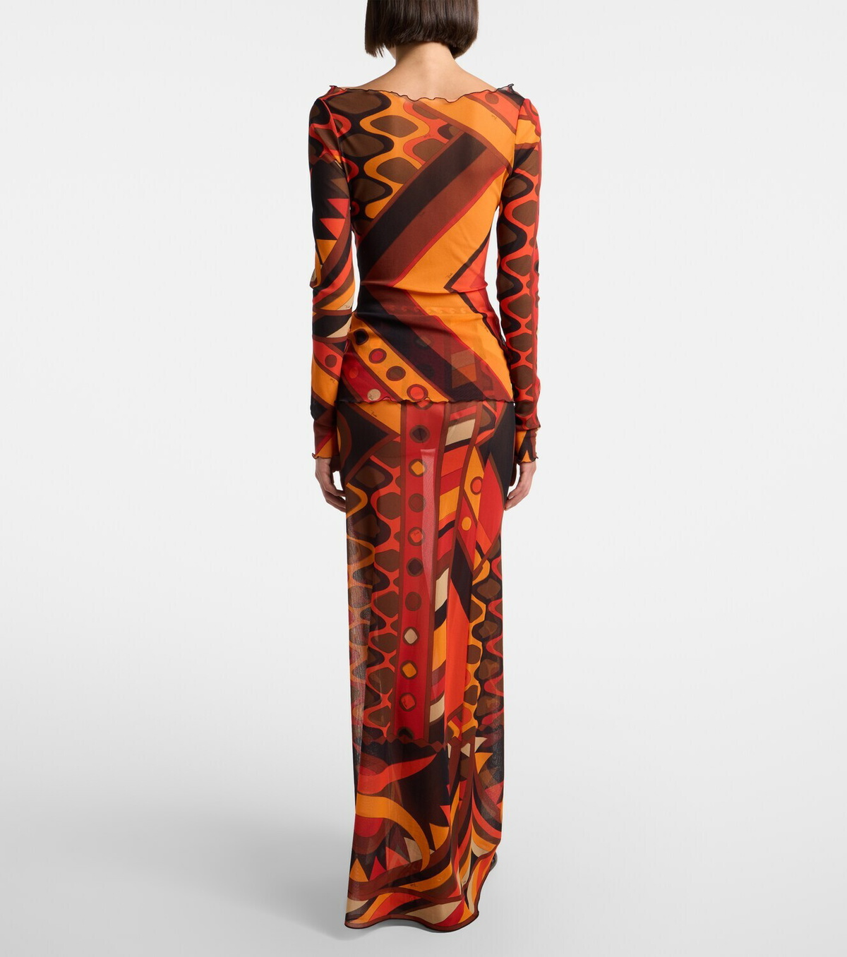 Pucci Vivara tulle maxi skirt