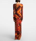Pucci Vivara tulle maxi skirt