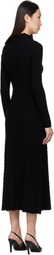 Rabanne Black Wool Maxi Dress