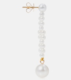 Sophie Bille Brahe - Tressé 14kt gold earrings with pearls