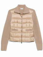 Moncler Padded Wool Zip-Up Cardigan