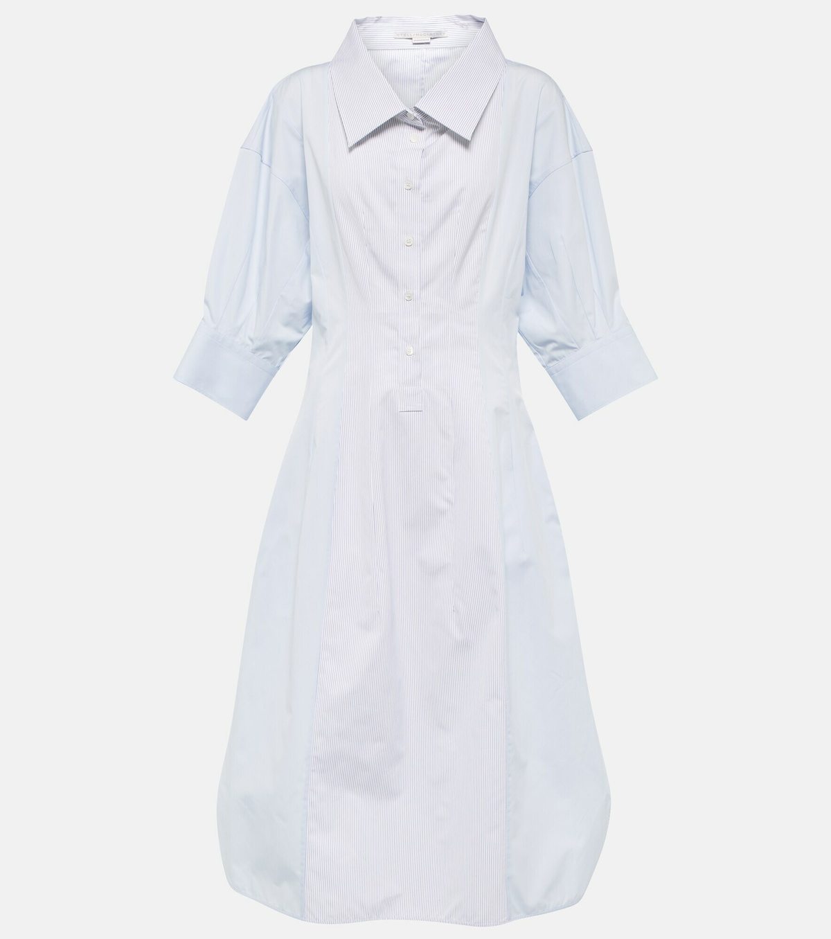 Stella McCartney - Cotton poplin midi shirt dress Stella McCartney