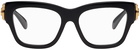 Gucci Black Rectangular Glasses