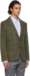 Officine Générale Green Wool 375 Blazer
