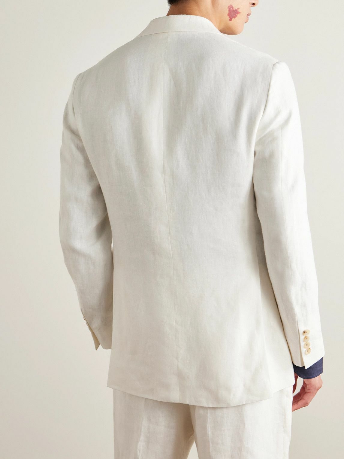 Richard James - Chapman Linen Suit Jacket - White