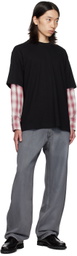 AFTER PRAY Black Layered Long Sleeve T-Shirt