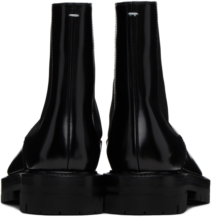 Maison Margiela Black Tabi County Chelsea Boots