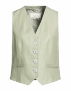 Peserico Womens Tailored Vest in Sage green