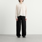 MKI Men's Seersucker Stripe Box Dress Shirt in Off White