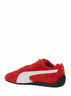 Puma speedcat Red Sneakers With Logo Print On The Side And Logo Lettering On The Side In Leather Unisex