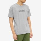 Napapijri Men's Sox Box T-Shirt in Grey