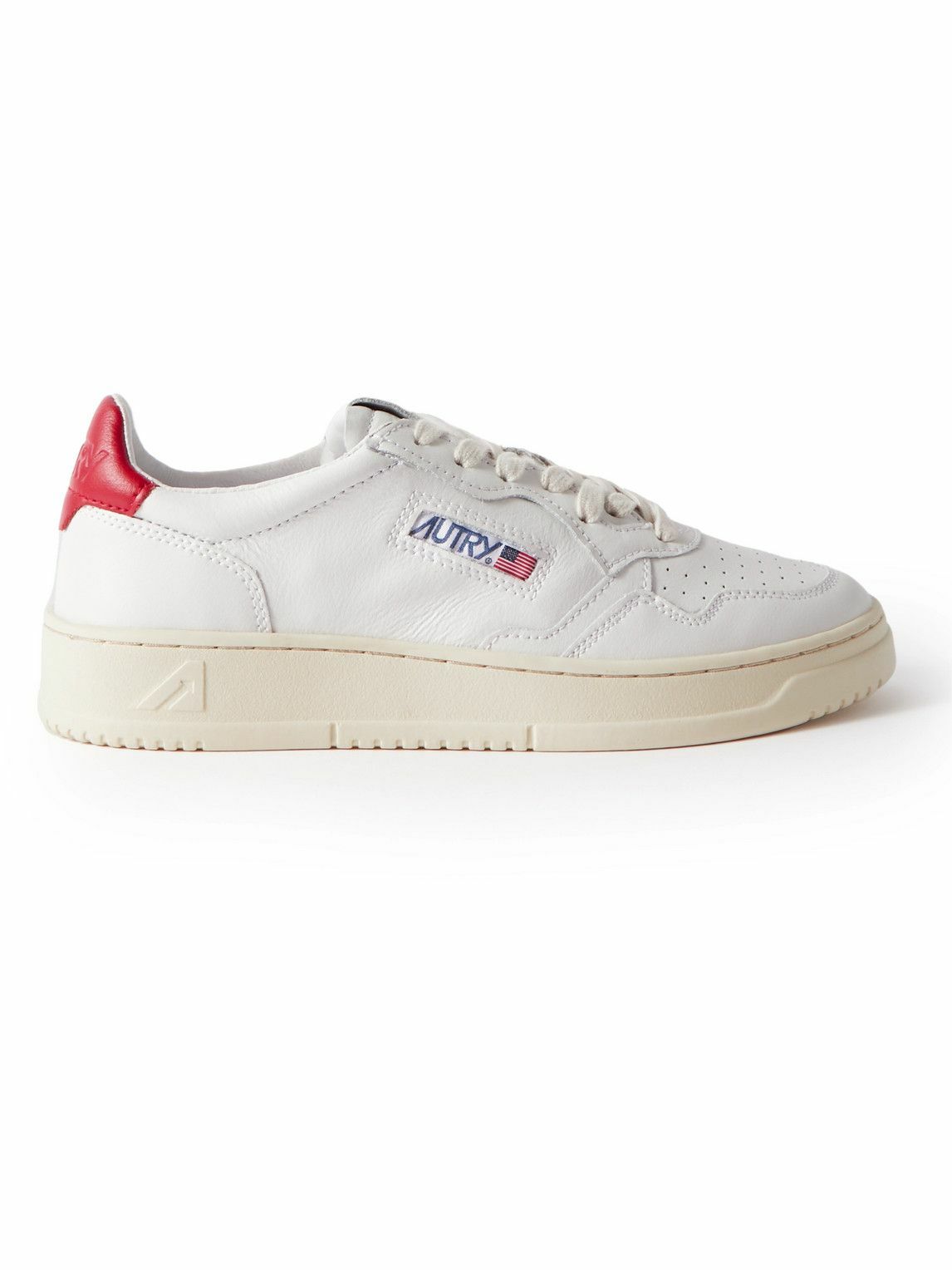 Autry - Medalist Leather Sneakers - White Autry