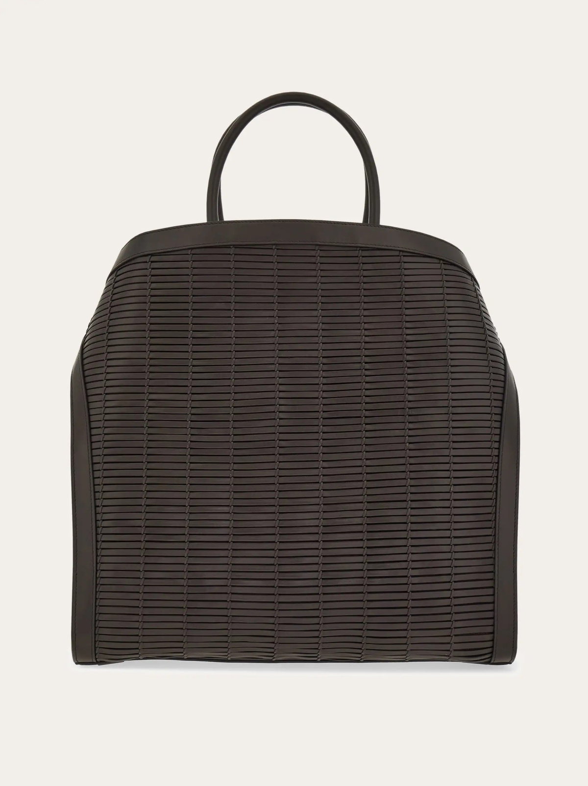 Ferragamo Mens Hug tote bag in Brown