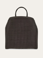 Ferragamo Mens Hug tote bag in Brown