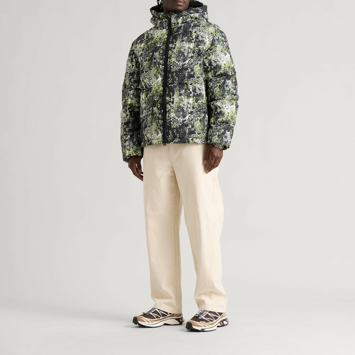 Mellow Clo Men's Summit Puffer Jacket in Serpent Camo