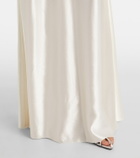 Fforme Mila satin maxi dress