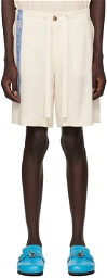 JW Anderson Off-White Wide-Leg Shorts