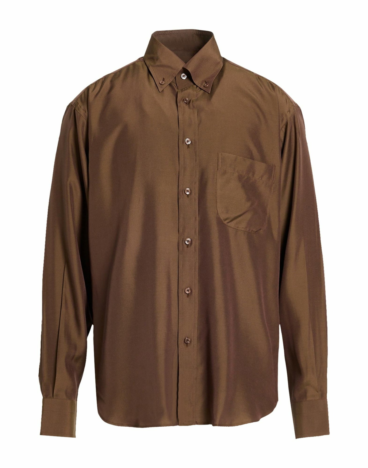 Tom Ford Mens Shirt Chocolate in Brown