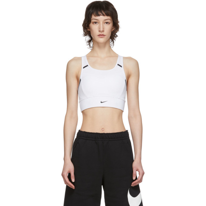 Photo: Nike White Swoosh Pocket Sports Bra