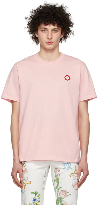 Photo: Casablanca Pink Organic Cotton T-Shirt